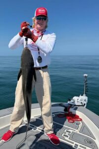 Capt Red Ed catches a cobia